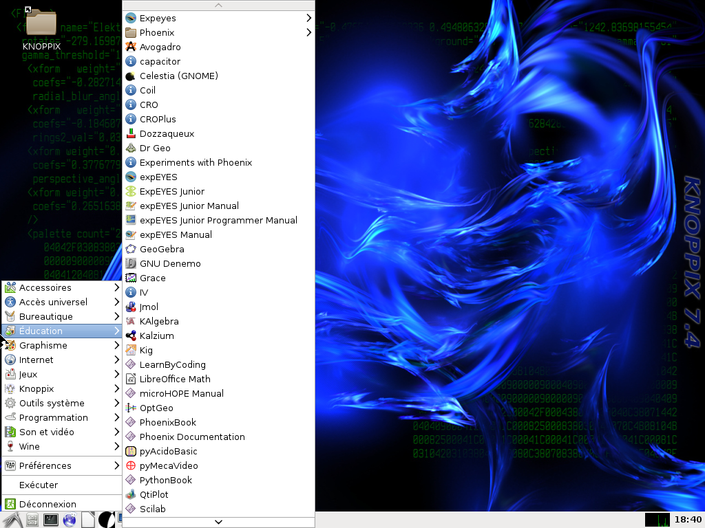 the desktop